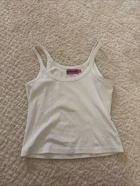 Edikted White Basic Tank Top